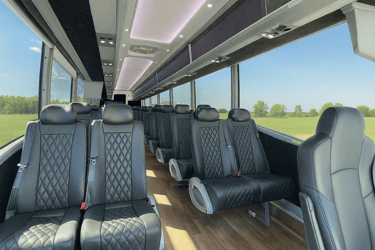 coach bus in Lincoln