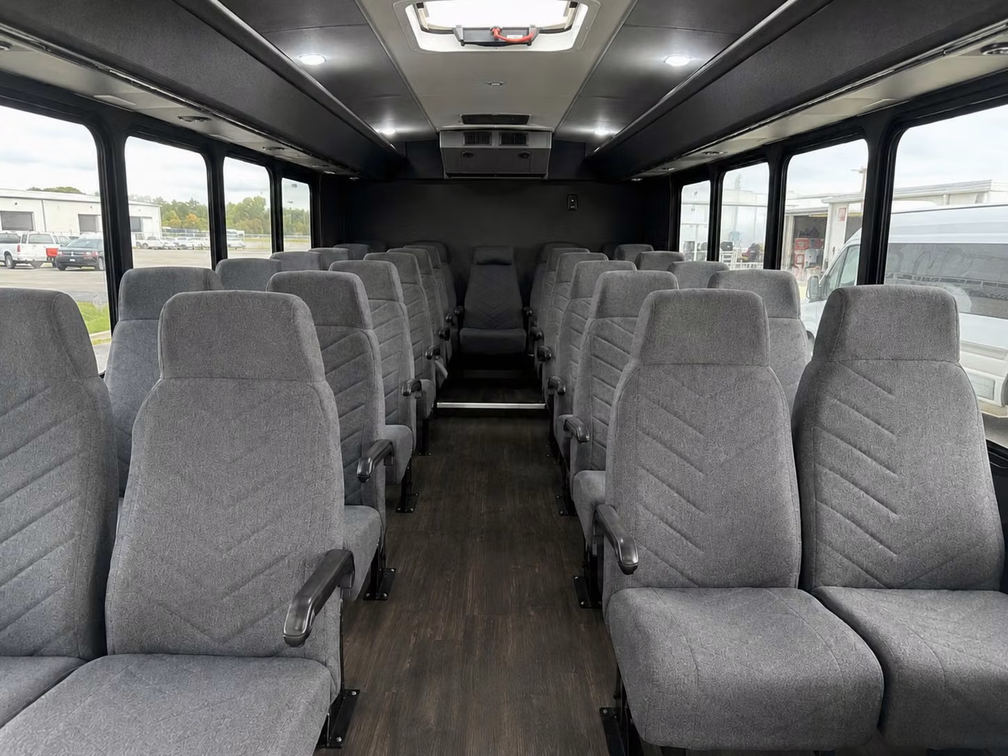 15 passenger minibus inside
