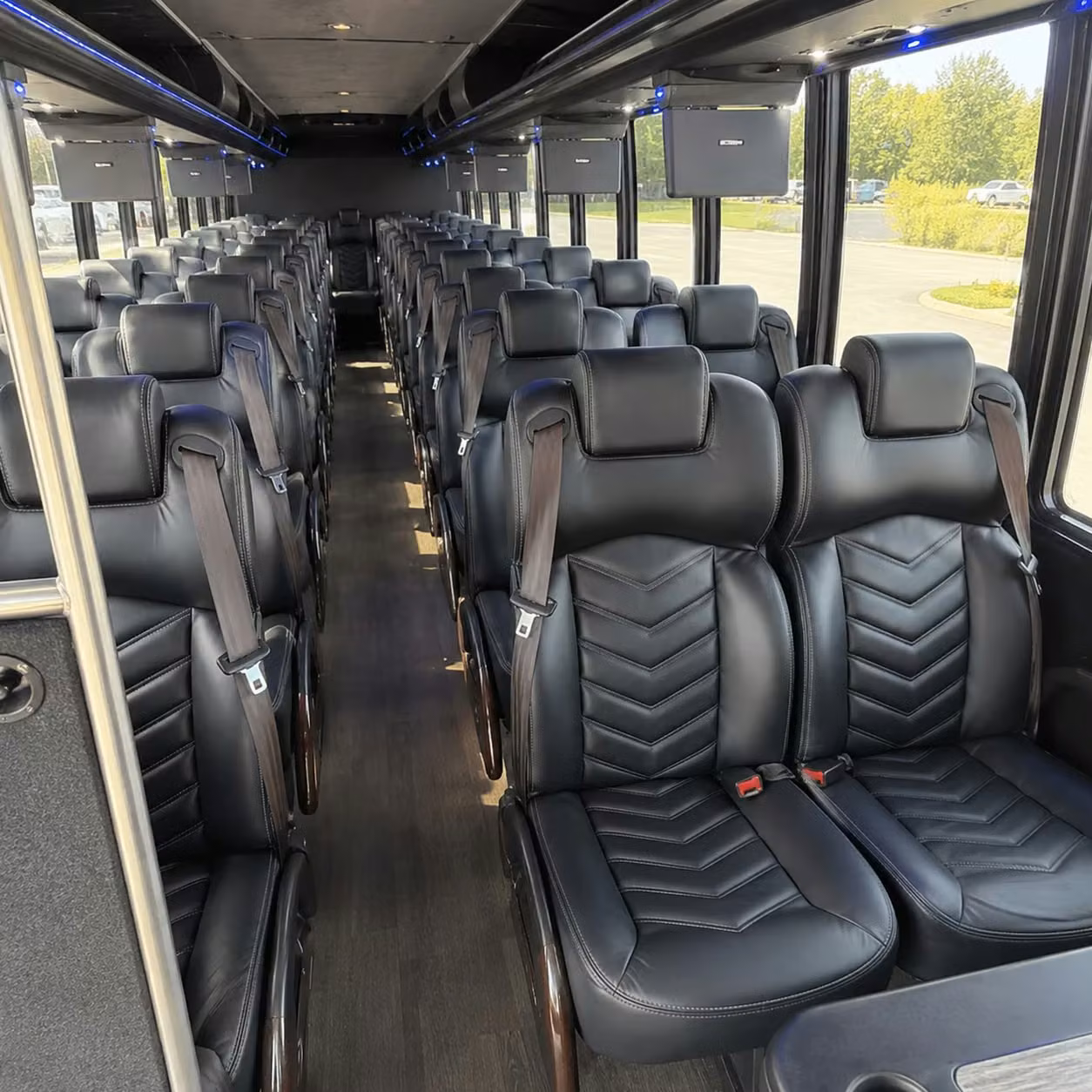 35 passenger minibus inside