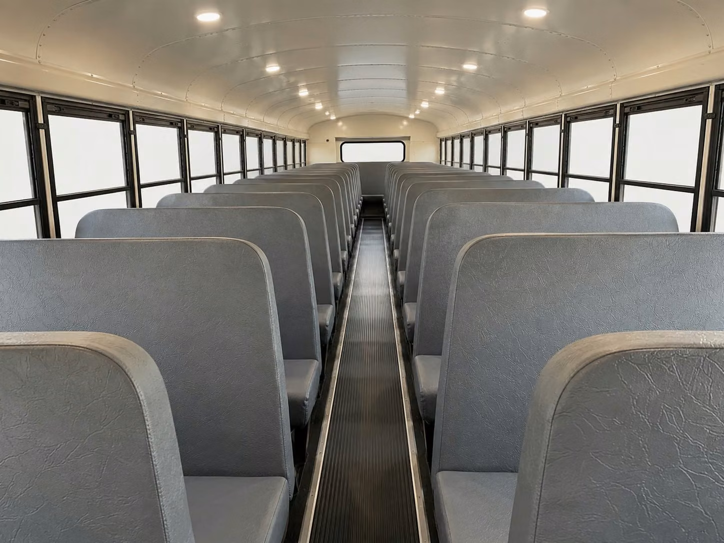 school bus interior